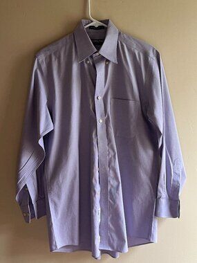 Kirkland lavender purple cotton dress shirt easter pastel spring office church